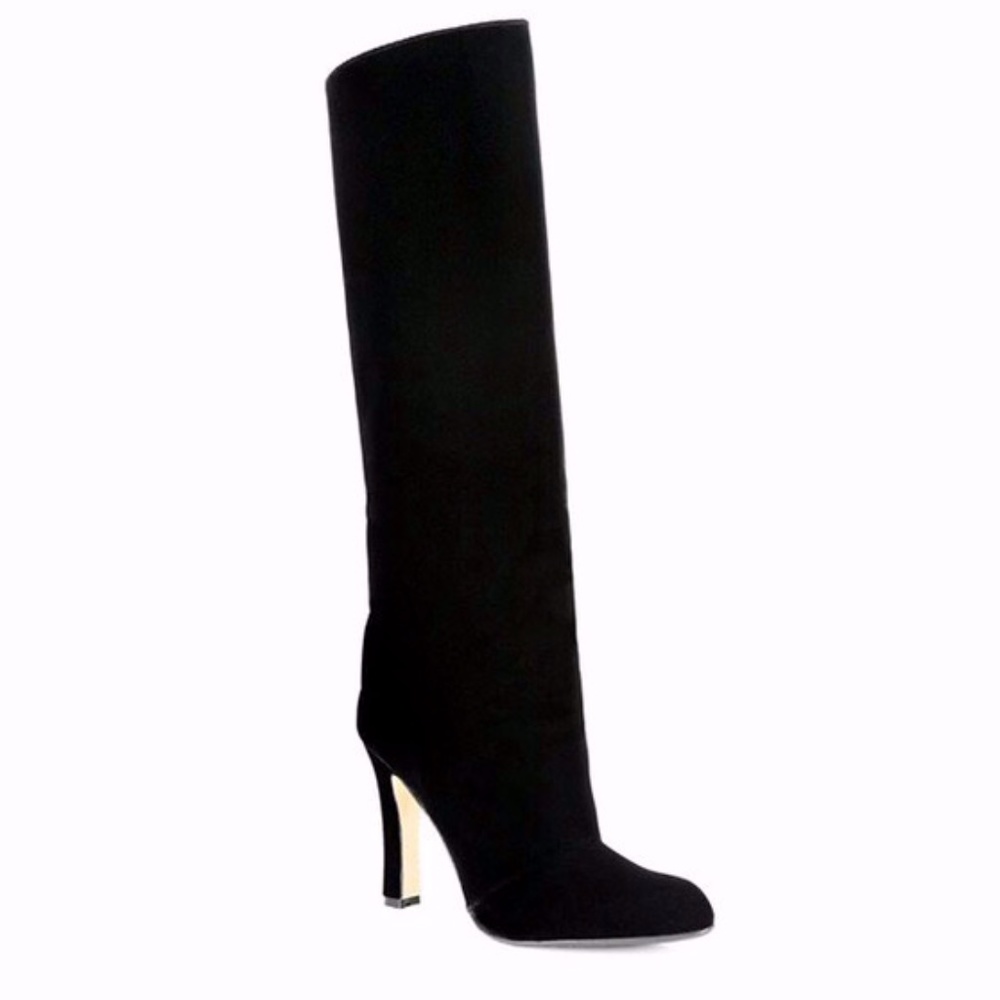 NEW Manolo Blahnik Khomo 105 Tall Velvet Boots - Picture 7 of 8
